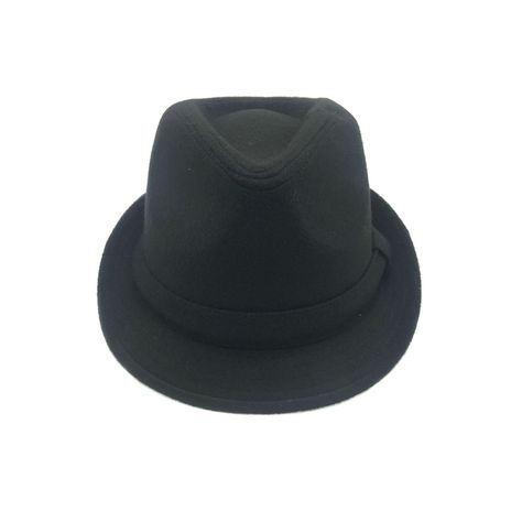 Sombrero Inglés Liso Negro Inv Talla M-0