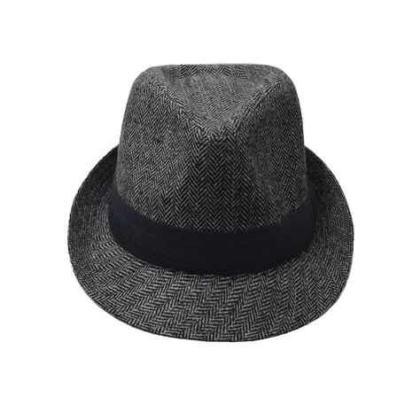 Sombrero Inglés Fantasía Espiga Gris Inv. L/XL-0