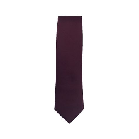 Corbata Microfibra Burdeo Lisa 6cm-1