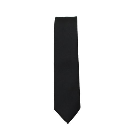 Corbata Microfibra Lisa Sarga 5cm Alaniz Negra-1