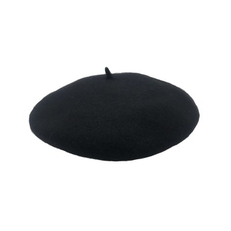 Boina Vasca Negra 100% Lana Talla M-1