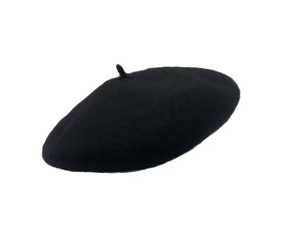 Boina Vasca Negra 100% Lana Talla M-0