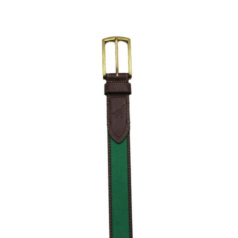Cinturón Canvas Verde 3,5 cm V11 Talla 115-2