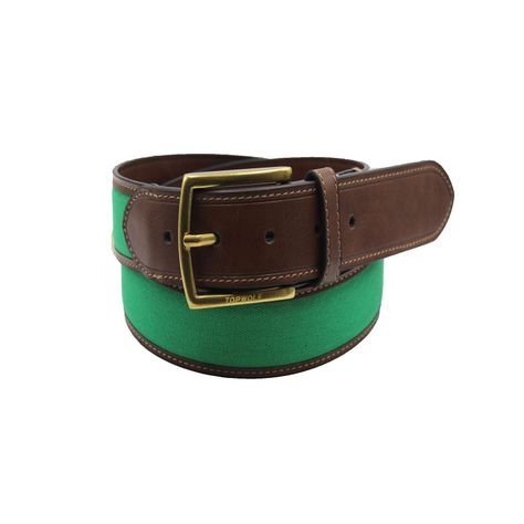 Cinturón Canvas Verde 3,5 cm V11 Talla 115-0