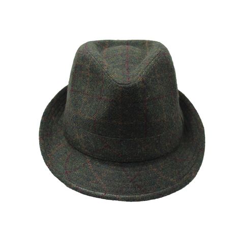 Sombrero Inglés Fantasía Verde  Talla S/M-0