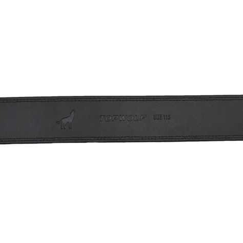 Cinturón Cuero Negro Doble Costura Ref 1 Talla 90-3