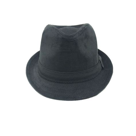 Sombrero Inglés Corduroy Gris Talla S-0