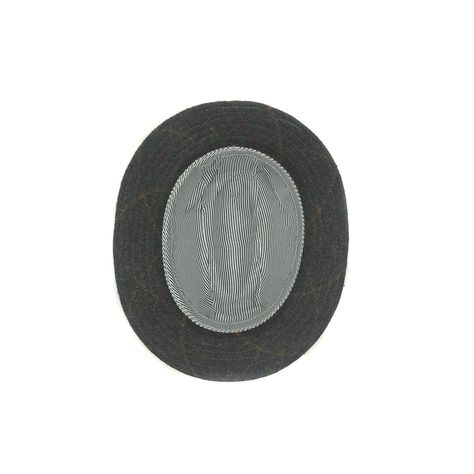 Sombrero Inglés Fantasía Gris Botón Talla M-2