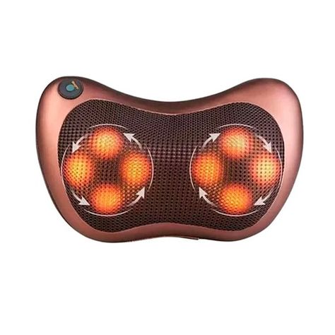 Masajeador Eléctrico Almohada Cojín Lumbar Cuello Piernas-0