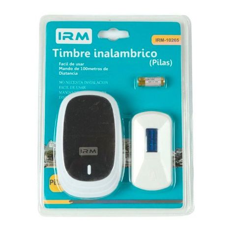 Timbre Inalámbrico A Pilas Portátil Sin Cables Fácil Instalación-4