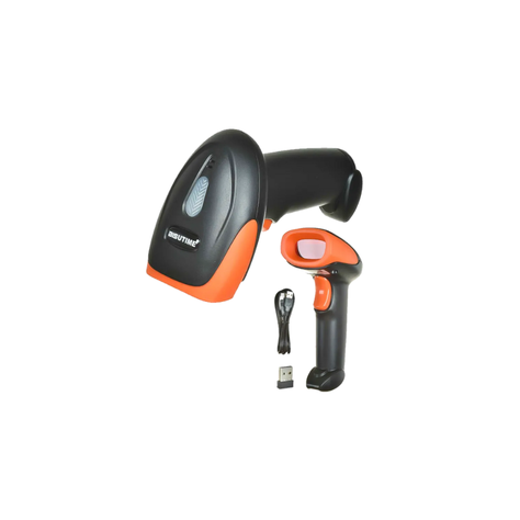Escáner de código de barras inalámbrico lector USB supermercado-1