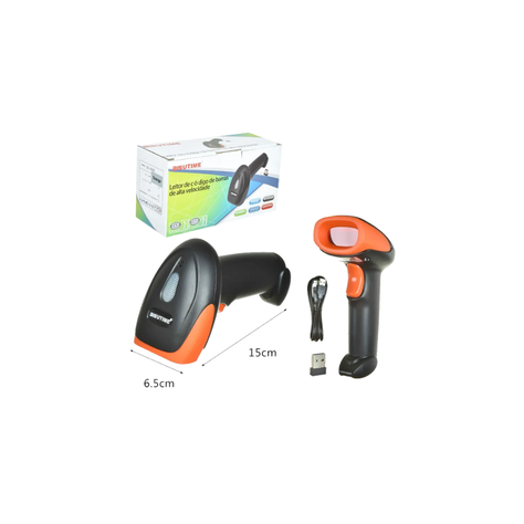 Escáner de código de barras inalámbrico lector USB supermercado-2