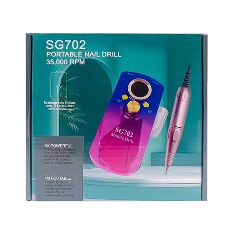 Pulidor De Uñas Profesional Portátil 35000 RPM Colorido-1