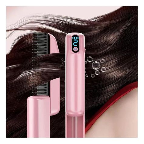 Peine Alisador De Cabello Calentamiento Rápido Pantalla Led-1