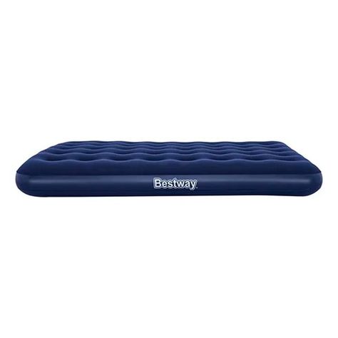 Cama Colchón Inflable Matrimonial Color Azul-1