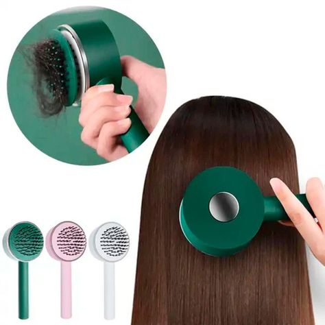 Cepillo Autolimpiante Para Cabello E Higiene Capilar-1