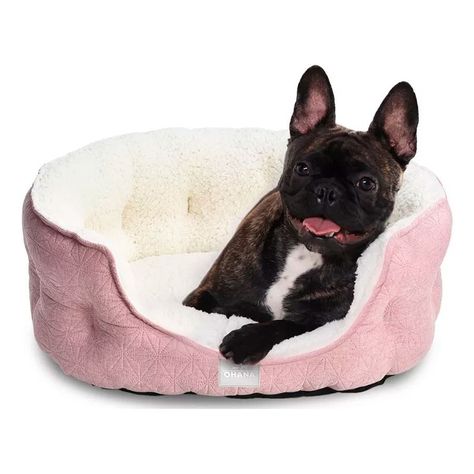 Cama Nido Para Mascotas Con Chiporro Rosado 55x40x23cm-2