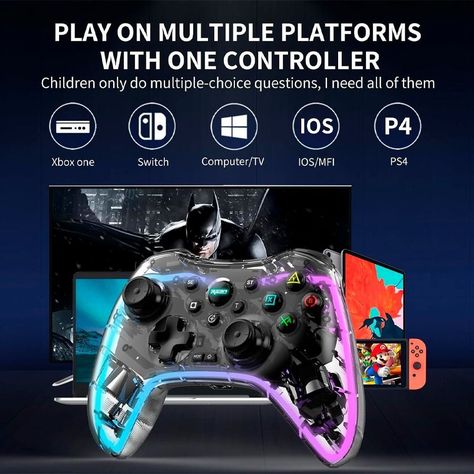 Control Inalámbrico Para PC PS3 PS4 iOS N-S Android y Steam-2