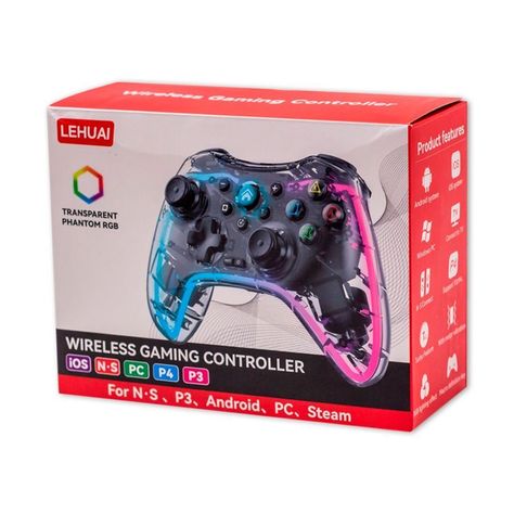 Control Inalámbrico Para PC PS3 PS4 iOS N-S Android y Steam-3