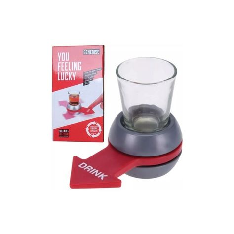 Juego Para Fiestas Spinner Shot Ruleta Giratoria De Tragos-1