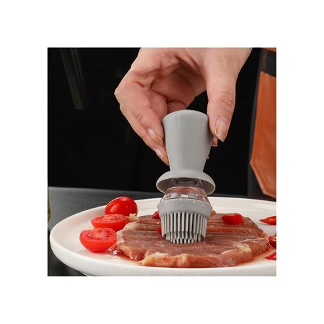 Dispensador de aceite con cepillo utensilio botella aceitera cocina-1