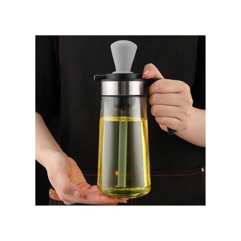 Dispensador de aceite con cepillo utensilio botella aceitera cocina-3