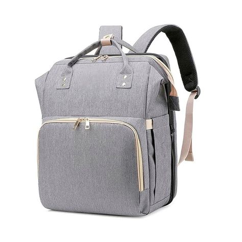Bolso Plegable Mochila Maternal Multifuncional Portátil-0