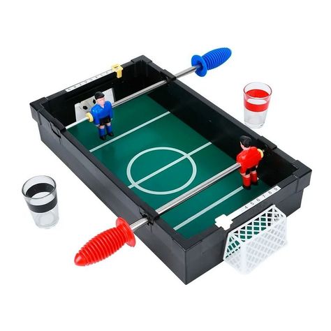Juego De Mesa Futbolín Chupitos Uno Contra Uno-4