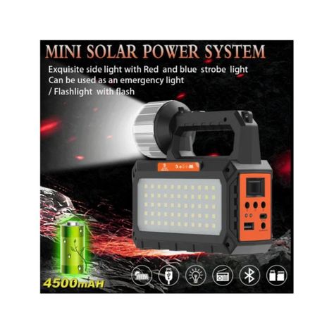 Kit Solar Emergencia Camping Ampolletas+linterna+usb+radio-2