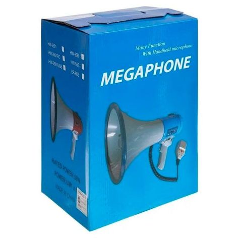 Megáfono Altavoz Recargable De Mano 50W-4