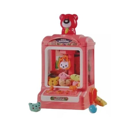 Maquina saca peluches garra juguete para niños musical-0