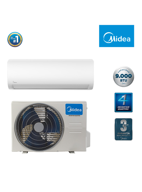 Aire Acondicionado Midea Inverter 9.000BTU - Wifi-2