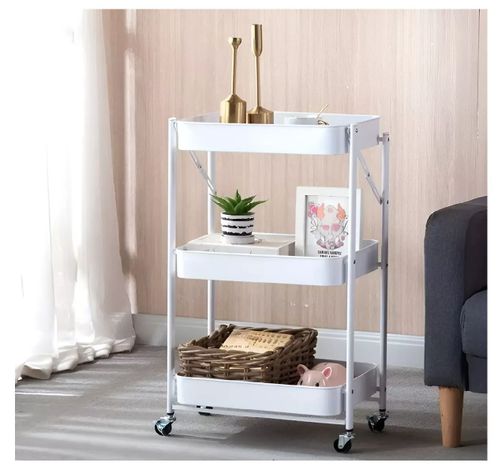Carro Organizador Con Rueda Carrito De Almacenamiento 3niv-3