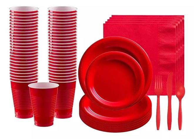 X20 Vajilla De Cumpleaños Servilleta Vaso Platos Desechables-0