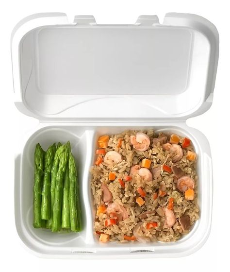 50 Bandeja Rectangular Bandeja Plumavit C/ Division Bandejas-4