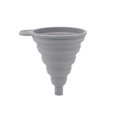Embudo Plastico Embudo De Silicona Plegable Embudo Multiuso-0