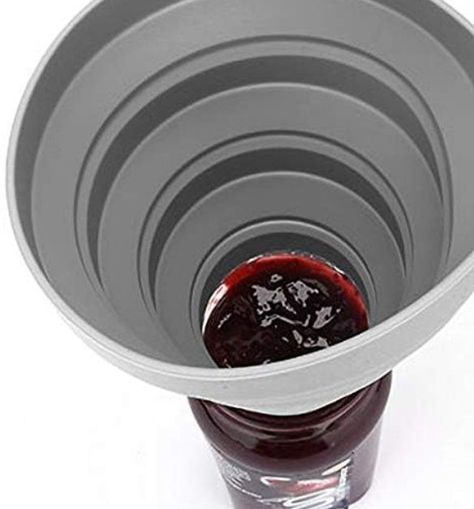 Embudo Plastico Embudo De Silicona Plegable Embudo Multiuso-2