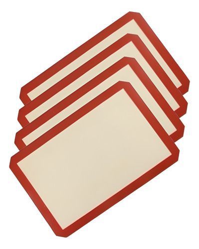 Pack X4 Tapete De Silicona Lamina De Silicona Horno 60x40cm-0