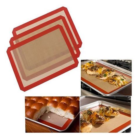 Pack X4 Tapete De Silicona Lamina De Silicona Horno 60x40cm-4