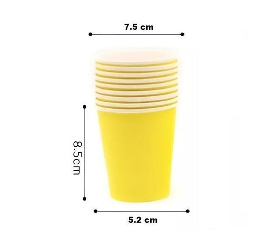 Pack 10 Vasos Descartables Vaso Cumpleaños Descart-2