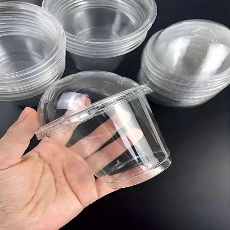 Pack X200 Vasos Plasticos Desechables Vaso Domo Sin Hoyo 9oz-6