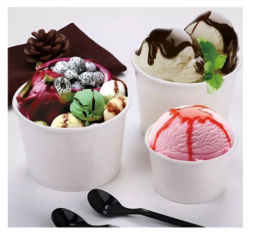 100 Vasos Polipapel Pote Helado Vaso Helado Desechables 16oz-1