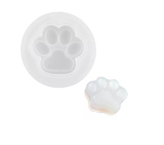 2 Molde De Silicona Resina Molde Silicona Resina Pata Perro 1286-1