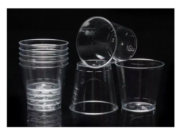 100 Vasos Desechable Vaso Plastico Vasos Acrilicos 210ml/7oz-1