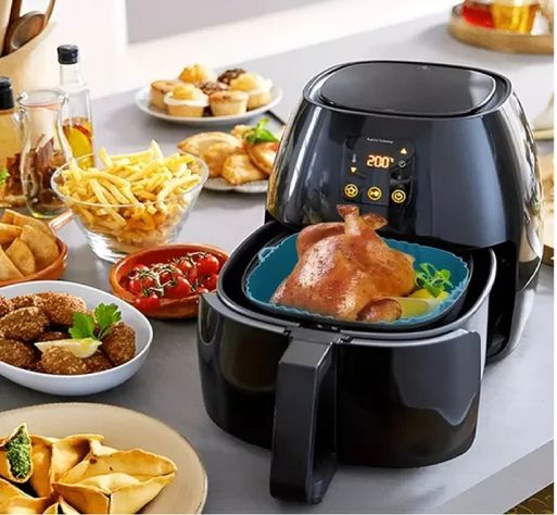 X2 Forro De Freidor Forro De Silicona Air Fryer Cuadrado-1