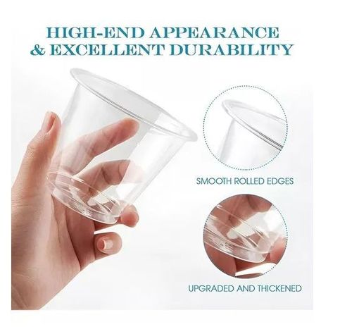 50 Vaso Plastico Vasos Desechables Vaso Pequeño 5oz 148ml-2