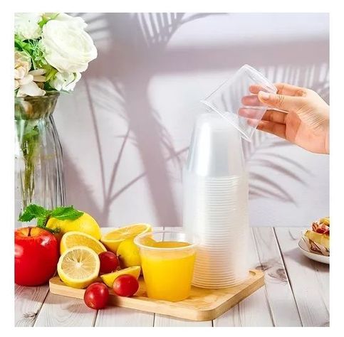 50 Vaso Plastico Vasos Desechables Vaso Pequeño 5oz 148ml-7