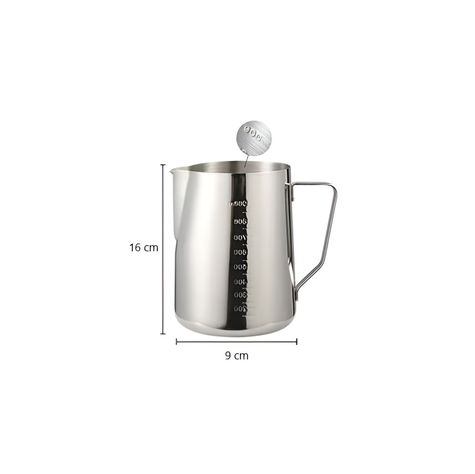 X2 Espumador De Leche Jarra Leche Acero Lechero Barista 1,3l-2