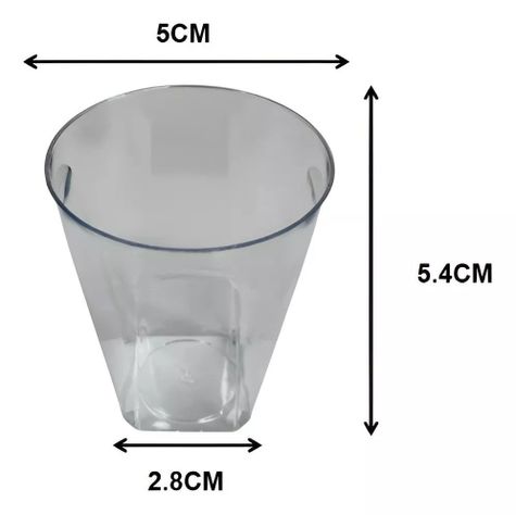 Set X80 Vasos Plasticos Pocillos Para Postres Vasos Shot 2oz-2