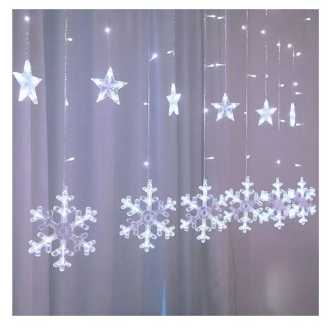138 Luces Navidad Blancas Cascadas Navideñas Cascada Led 3m-1